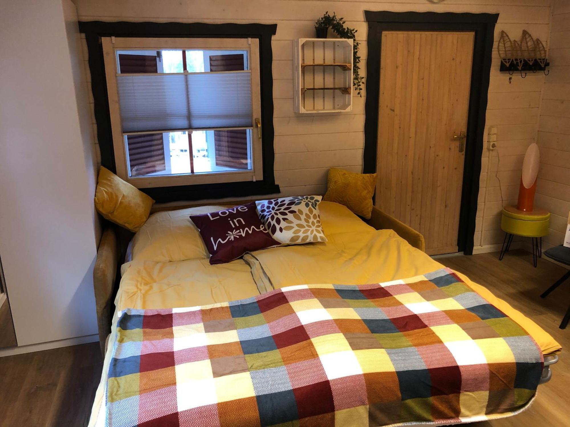Вилла Neu! Ferienhuette Tiny House Schoningen Экстерьер фото